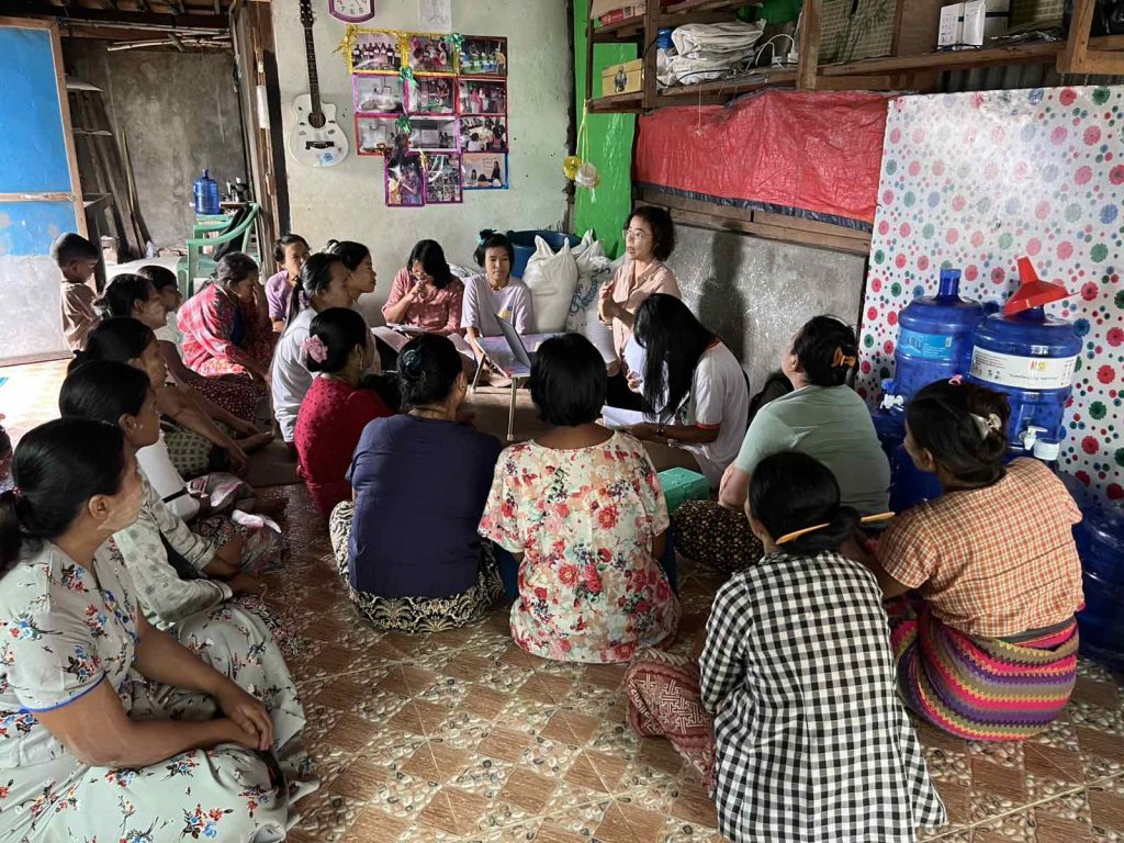 Yaung Ni Oo Self Help Center Regular Monthly Meeting-3